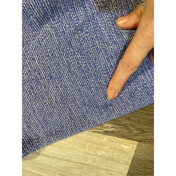 Talbots BUTTON-SLEEVE SWEATER - MARLED Blue 3/4 Sleeve Top, Size 2XL, MSRP $80 - Picture 4 of 11